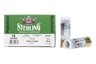 10 rounds of Sterling 12 Gauge buckshot ammunition.
